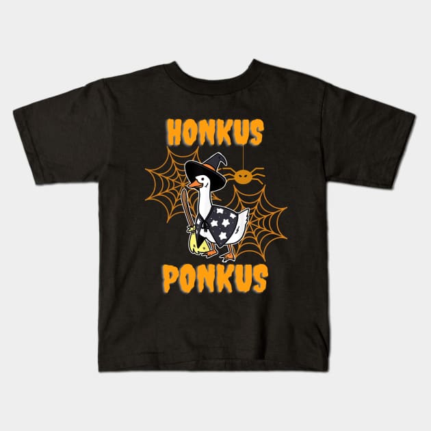 Honkus Ponkus | Honkus Ponkus Duck | Halloween Kids T-Shirt by OrionBlue